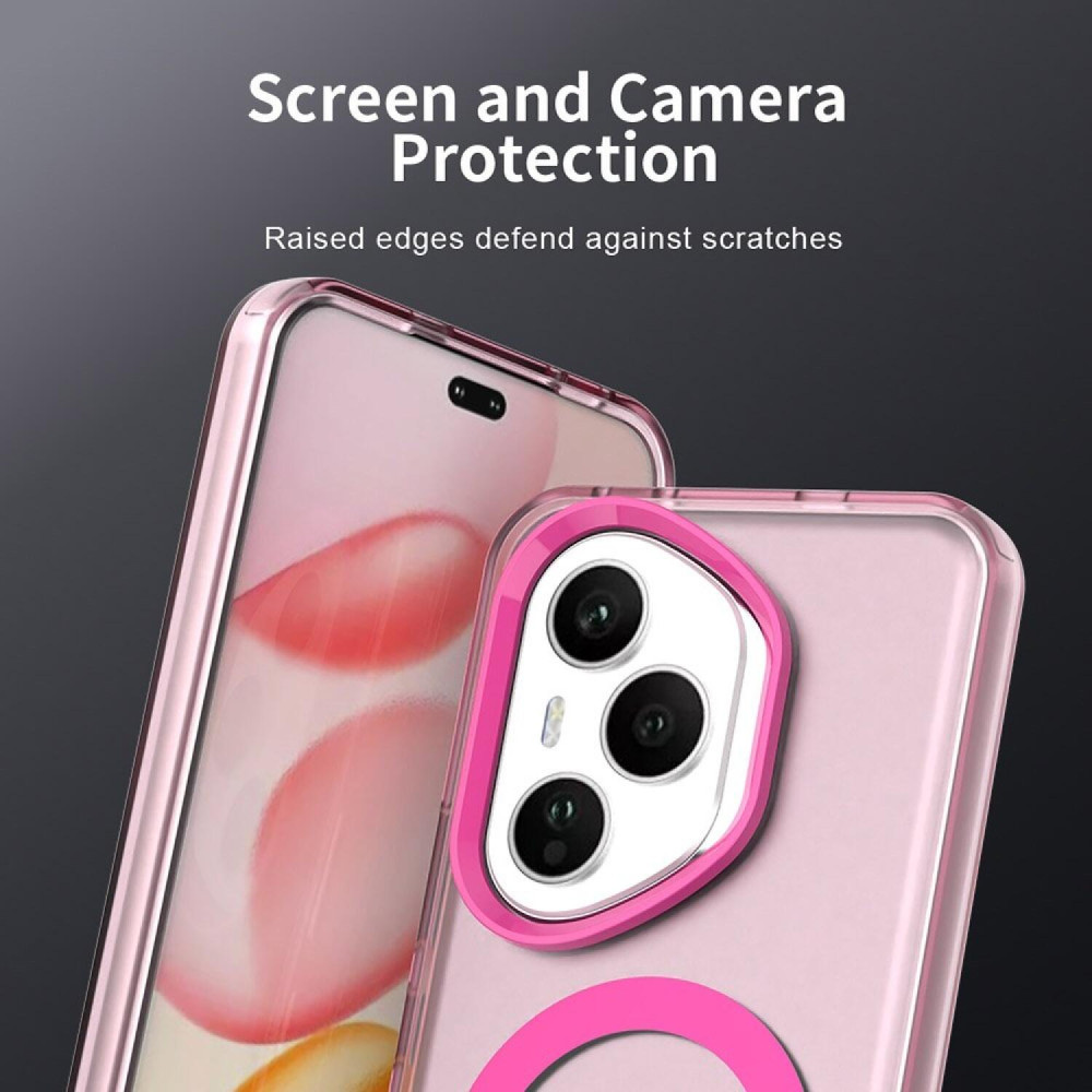 Θήκη Honor 400 Pro Techsuit CandyCase Σκληρή Ημιδιάφανη με MagSafe - Pink (5949419310742)