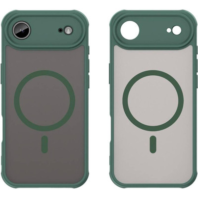 Θήκη iPhone Air Techsuit HaloFrost II MagSafe Σκληρή Ημιδιάφανη με MagSafe - Green (5949419296763)