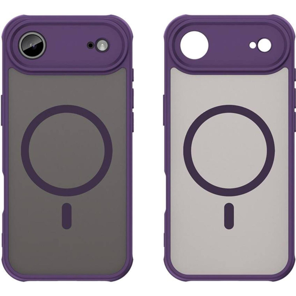 Θήκη iPhone Air Techsuit HaloFrost II MagSafe Σκληρή Ημιδιάφανη με MagSafe - Purple (5949419296749)