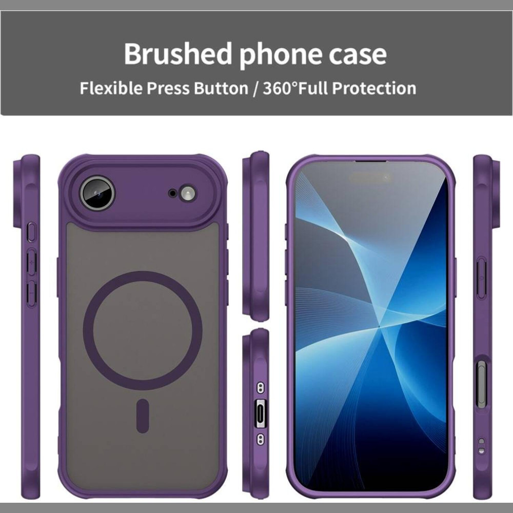 Θήκη iPhone Air Techsuit HaloFrost II MagSafe Σκληρή Ημιδιάφανη με MagSafe - Purple (5949419296749)