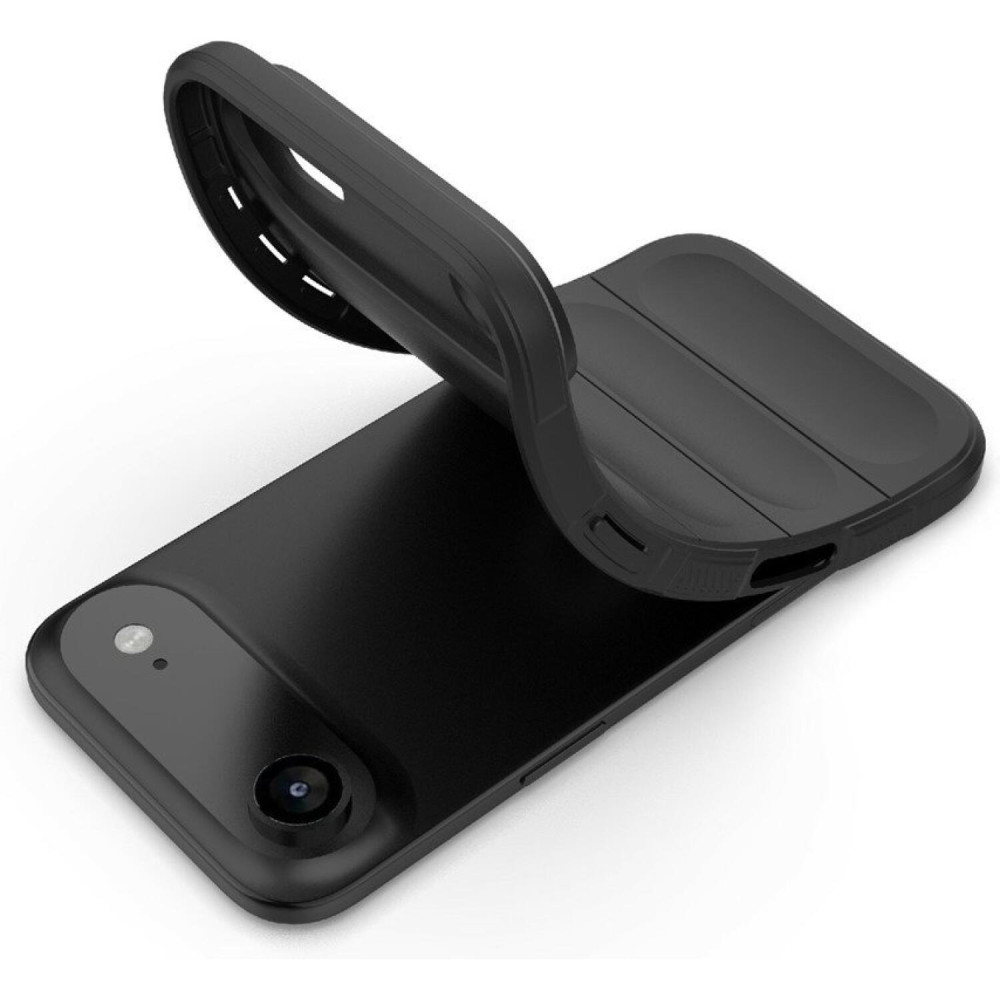 Θήκη iPhone Air Techsuit Magic Shield Σιλικόνης - Black (5949419290334)