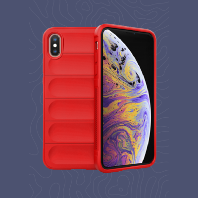 Θήκη iPhone XS Max Techsuit Magic Shield Σιλικόνης - Red (5949419113121)