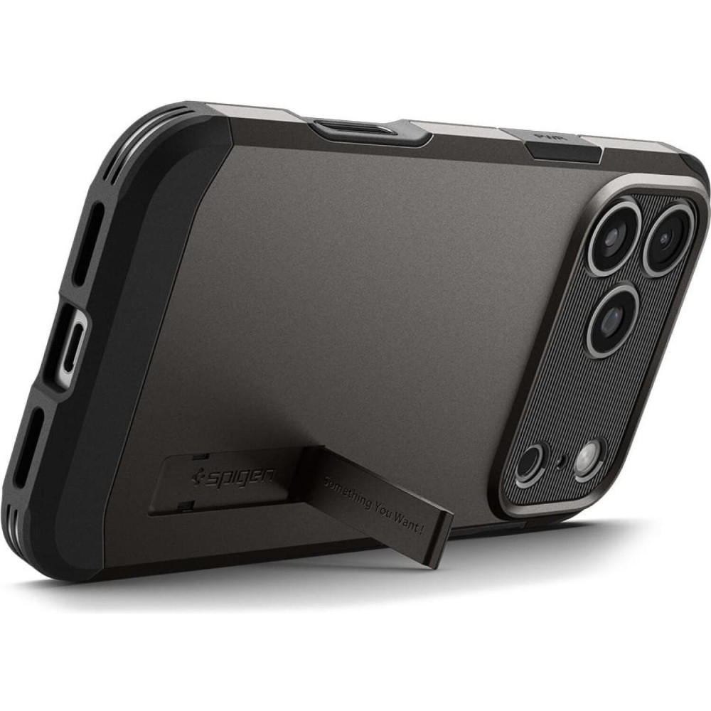Θήκη iPhone 17 Pro Max Spigen Tough Armor T MagFit Ανθεκτική με Κάλυμμα για Camera Control & MagSafe - Gunmetal (ACS10298)