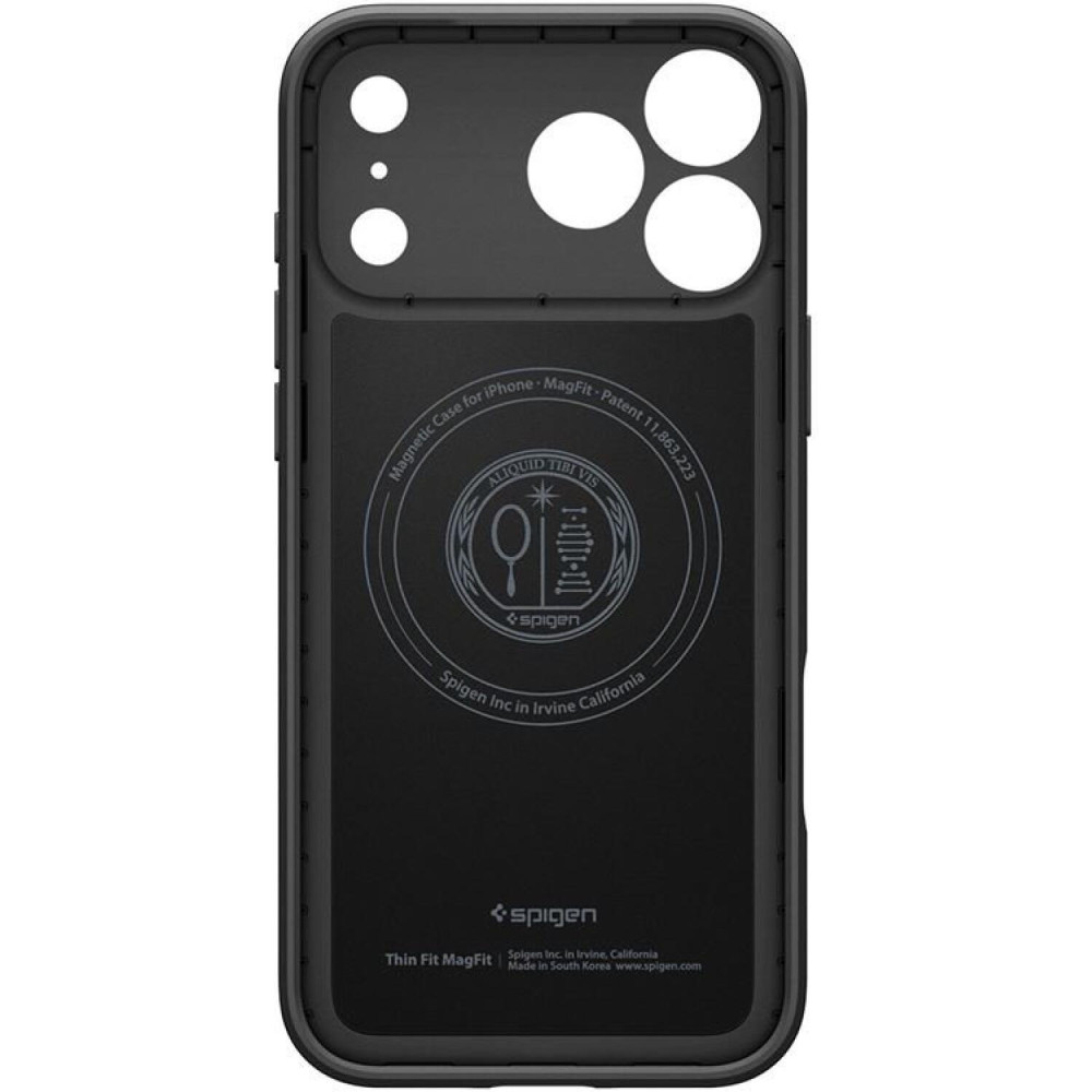 Θήκη iPhone 17 Pro Max Spigen Thin Fit MagFit Ανθεκτική Σκληρή με MagSafe - Black (ACS10274)