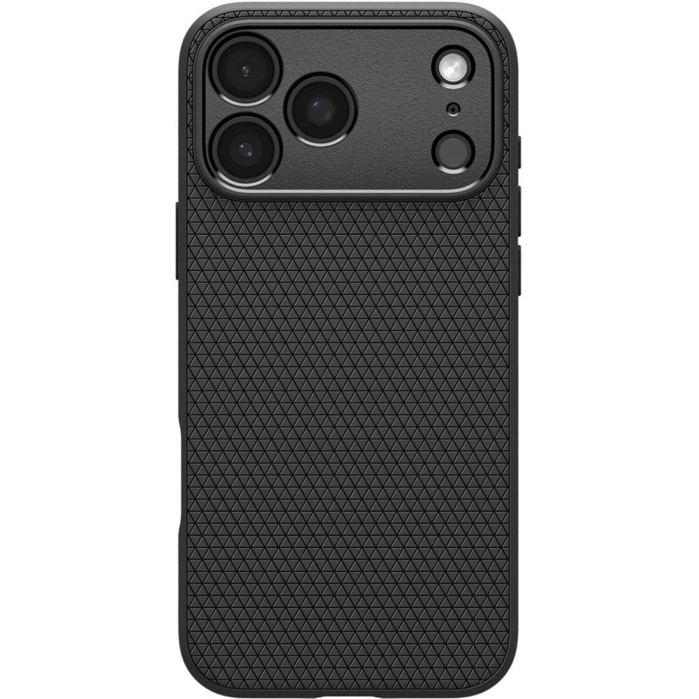 Θήκη iPhone 17 Pro Max Spigen Liquid Air Ανθεκτική Σιλικόνης - Matte Black (ACS10265)