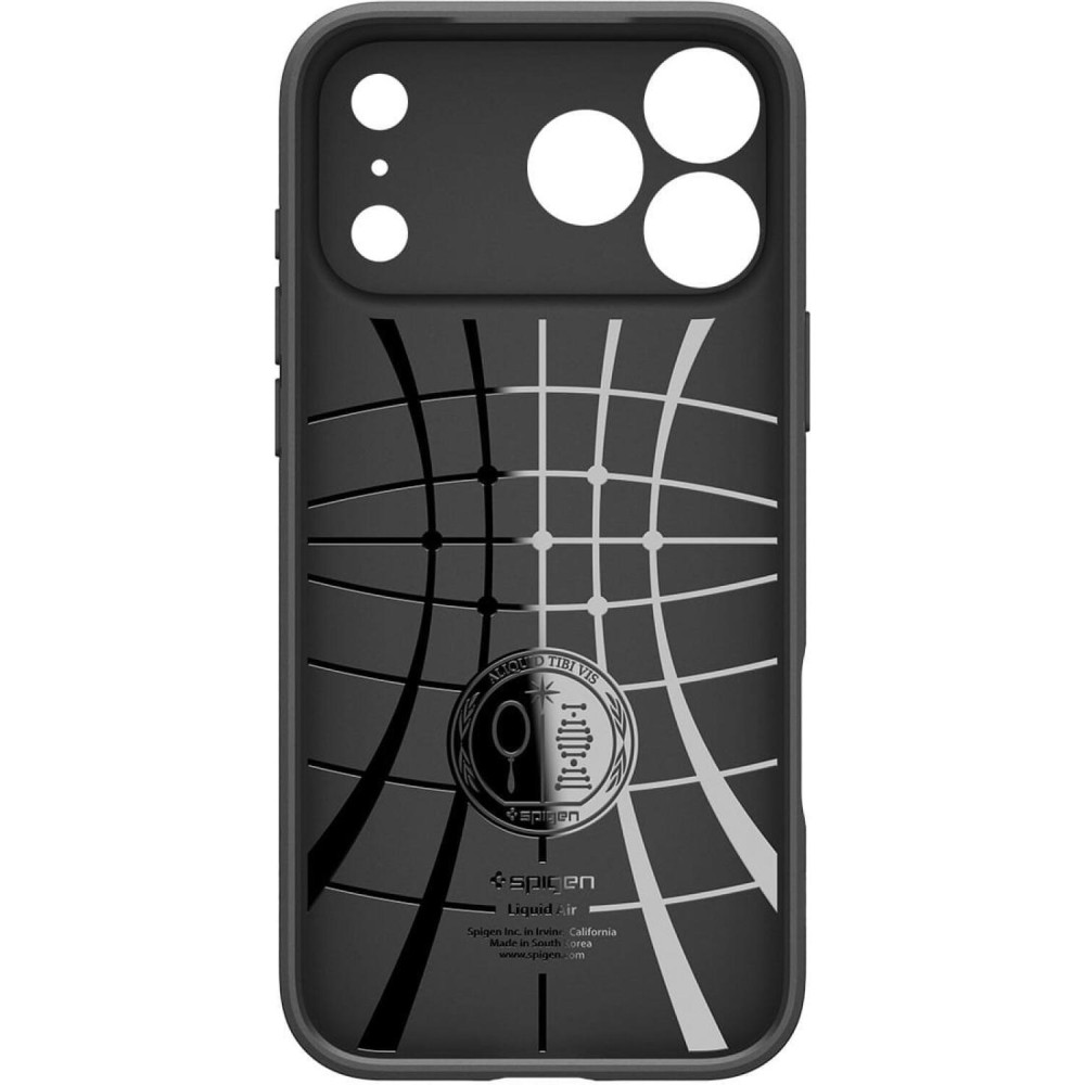 Θήκη iPhone 17 Pro Max Spigen Liquid Air Ανθεκτική Σιλικόνης - Matte Black (ACS10265)