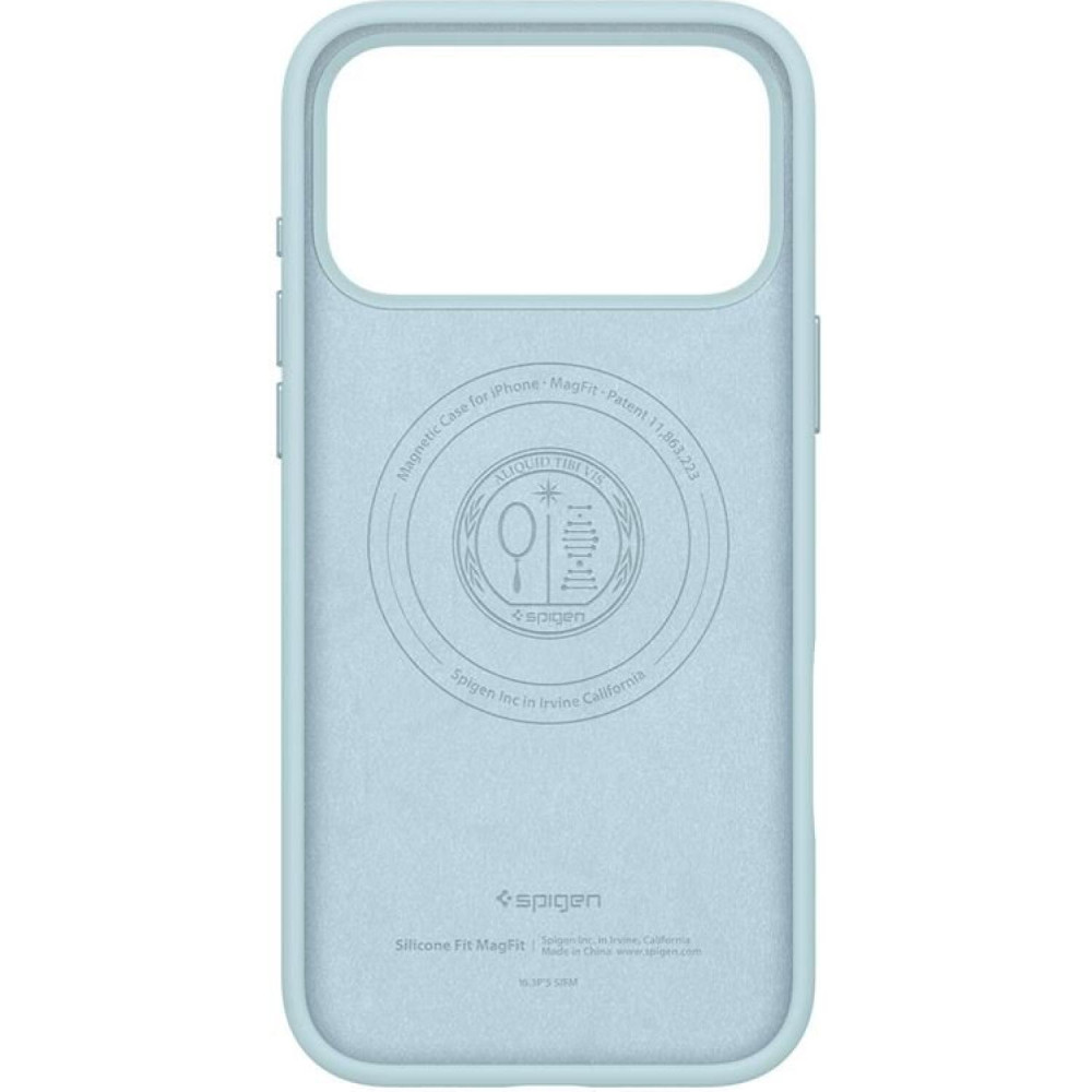 Θήκη iPhone 17 Pro Max Spigen Silicone Fit MagFit Ανθεκτική Σιλικόνης με MagSafe - Mute Blue (ACS10273)