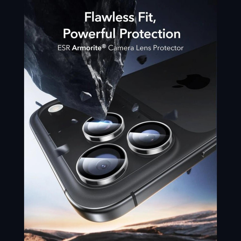 Tempered Glass iPhone 17 Pro / 17 Pro Max / 16 Pro / 16 Pro Max / 15 Pro / 15 Pro Max / 14 Pro / 14 Pro Max ESR Armorite Camera Lens Protectors Αντιχαρακτικό Γυαλί Προστασίας για Φακό Κάμερας - Clear (4894240236321)