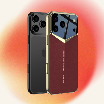 Θήκη iPhone 17 Pro Max Bodycell Jazz PU Leather Backcover Σκληρή - Red (5206015085185)