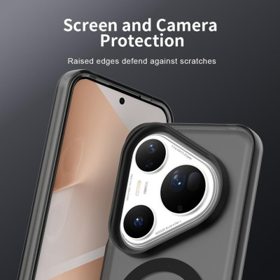 Θήκη Huawei Pura 80 Ultra Techsuit CandyCase Σκληρή Ημιδιάφανη με MagSafe - Black (5949419334939)