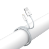 Riversong Lotus 08 - Καλώδιο Φόρτισης και Μεταφοράς Δεδομένων 3A USB σε Lightning - 120cm - White (CL71)