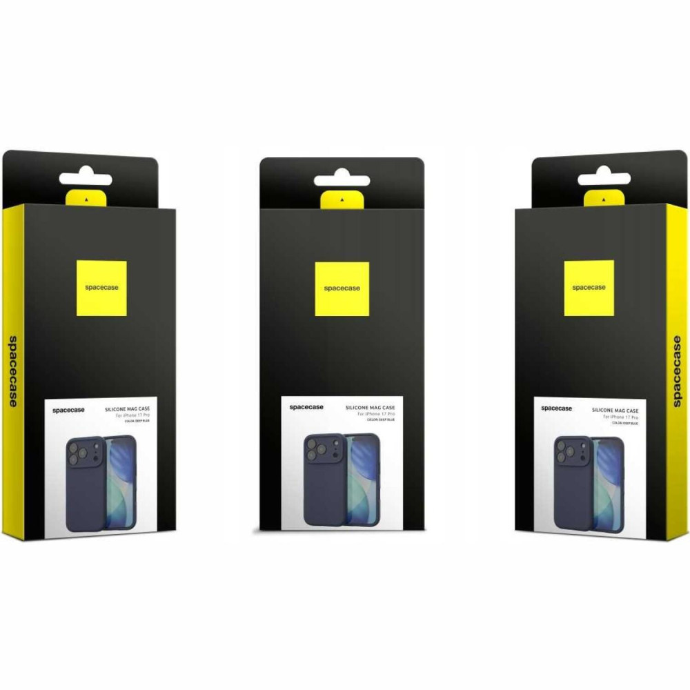 Θήκη iPhone 17 Pro Spacecase Silicone Mag Case Σιλικόνης με MagSafe - Deep Blue (5905719138264)
