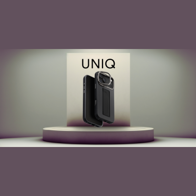 Θήκη iPhone 17 Pro Max Uniq Heldro Pro Σκληρή με KickStand / FlexGrip & MagSafe - Dallas Black (UNIQ-IP6.9P(2025)-HELPMDBLK)