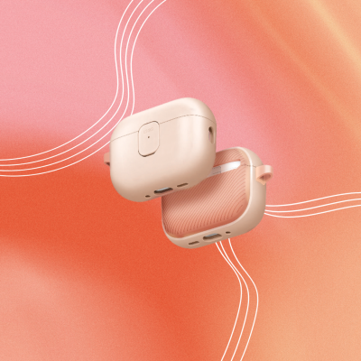 Θήκη AirPods Pro 3rd Gen Uniq Clyde Σκληρή με Μαγνητικό Κλείσιμο - Light Pink / Crepe Pink (UNIQ-AIRPODSPRO3-CLYLPKCPK)