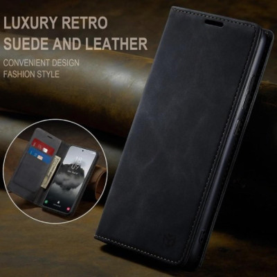 Θήκη Oppo Reno14 F / 14 FS Techsuit Confy Cover Πορτοφόλι - Black (5949419334274)