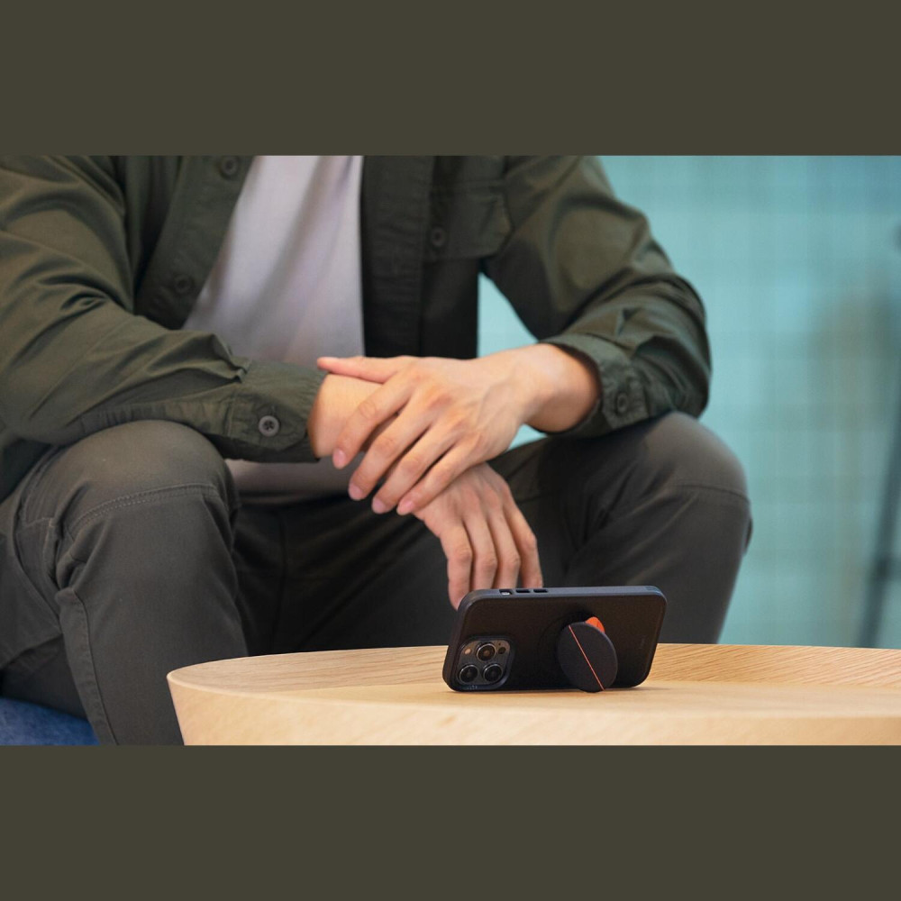 Θήκη iPhone 14 Pro Max Uniq Novo Ανθεκτική Σκληρή με KickStand & Grip - Black (UNIQ-IP6.7PM(2022)-NOVOBLK)