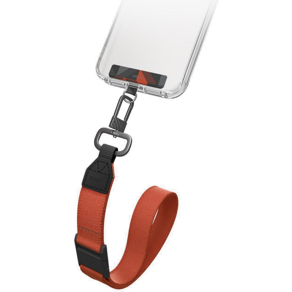 Λουράκι Χειρός & Λαιμού Uniq Vista Duo Αποσπώμενο για Θήκες Κινητών / Smartphones - Charcoal / Amber (UNIQ-VISTADUO2IN1-CHRAMB)