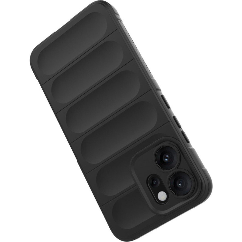 Θήκη Oppo Reno14 F / 14 FS Techsuit Magic Shield Σιλικόνης - Black (5949419334038)