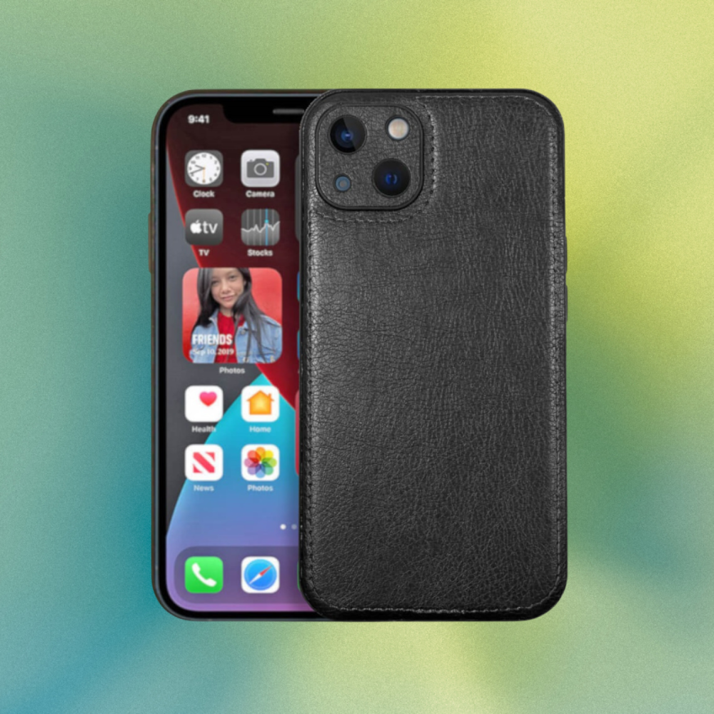 Θήκη iPhone 14 Bodycell Prestige Backcover με Πλαίσιο Κάμερας - Black (5206015068232)