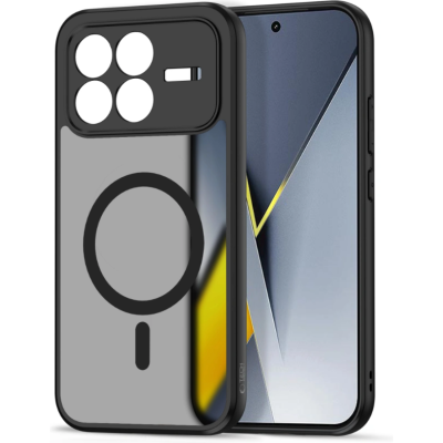 Θήκη Xiaomi Poco F8 Pro Tech-Protect MagMat Σκληρή Ημιδιάφανη με MagSafe - Matte Black (5906302352708)