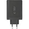 Φορτιστής Tech-Protect NC120W GaN Γρήγορος Ταξιδιού / Αντάπτορας με 1 x USB-A / 3 x Type-C 120W - Black (5906302335930)
