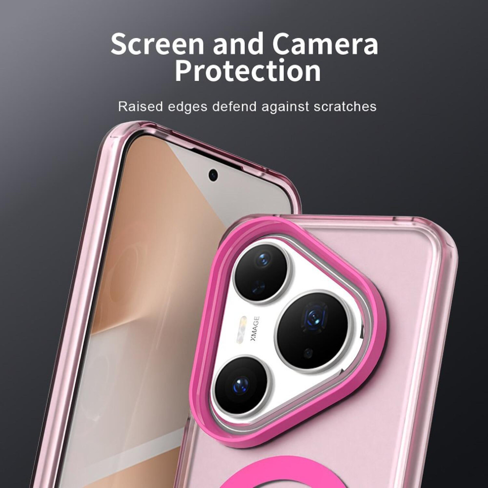 Θήκη Huawei Pura 80 Pro Techsuit CandyCase Σκληρή Ημιδιάφανη με MagSafe - Pink (5949419334854)