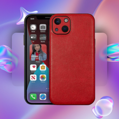Θήκη iPhone 14 Plus Bodycell Prestige Backcover με Πλαίσιο Κάμερας - Red (5206015068300)