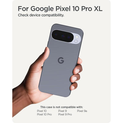 Θήκη Google Pixel 10 Pro XL Spigen Ultra Hybrid MagFit Ανθεκτική Σκληρή με MagSafe Qi2 - Frost Black (ACS09726)