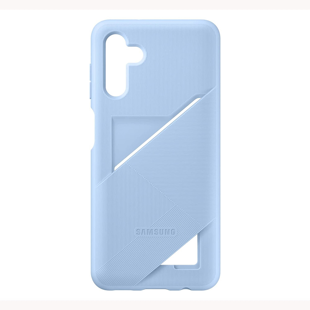 Official Samsung Card Slot Cover - Θήκη Σιλικόνης με Υποδοχή για Κάρτα - Samsung Galaxy A13 5G - Arctic Blue (EF-OA136TLEGWW)