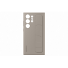 Θήκη Σιλικόνης με Λουράκι Χειρός - Samsung Galaxy S24 Ultra - Official Samsung Standing Grip Case - Taupe (EF-GS928CUEGWW)
