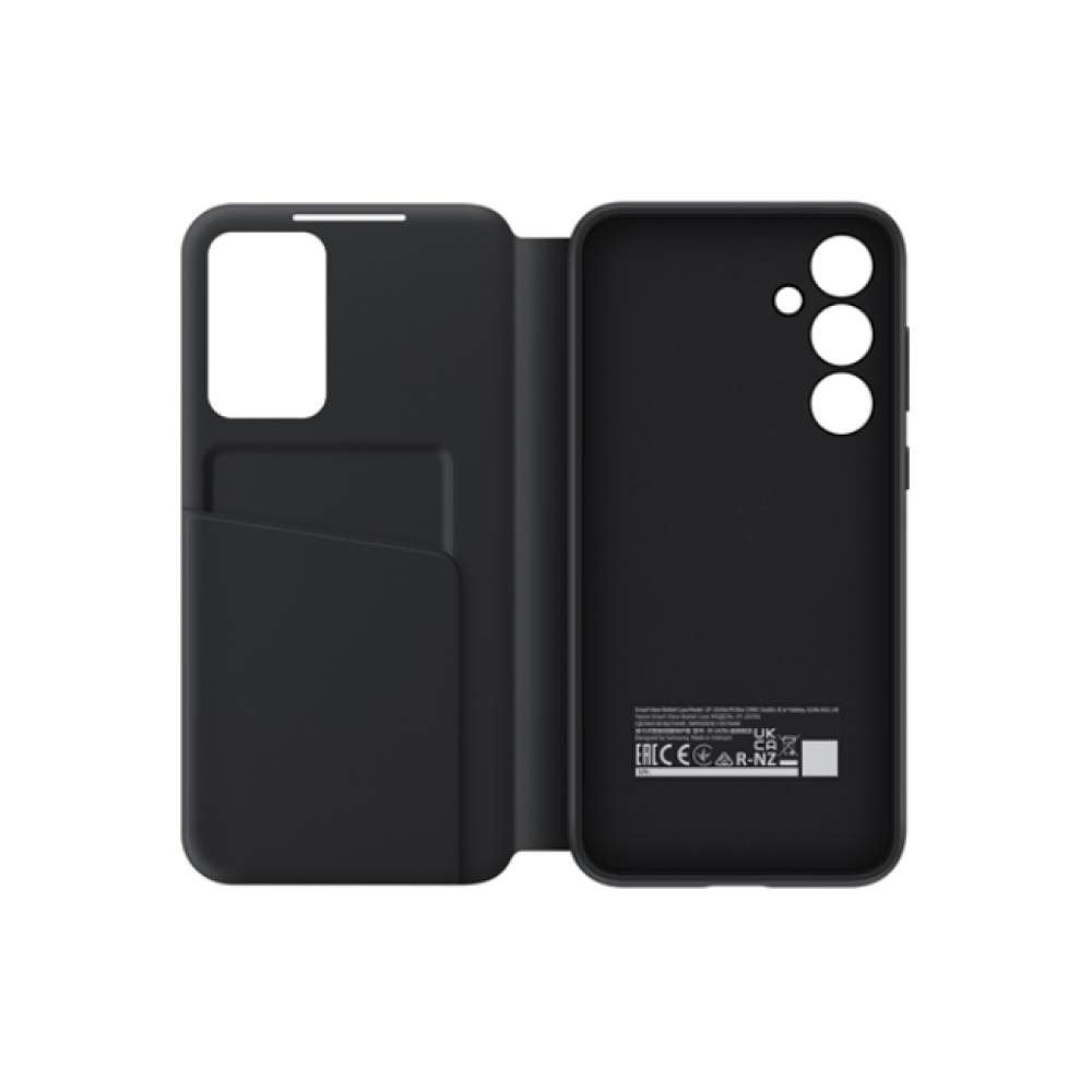 Θήκη Flip με Ενεργό Πορτάκι - Samsung Galaxy A35 - Official Samsung Smart View Wallet Cover - Black (EF-ZA356CBEGWW)