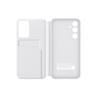 Θήκη Flip με Ενεργό Πορτάκι - Samsung Galaxy A35 - Official Samsung Smart View Wallet Cover - White (EF-ZA356CWEGWW)