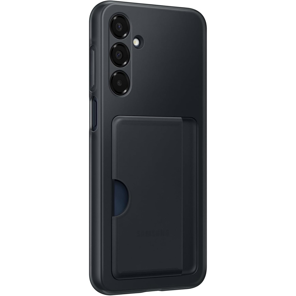 Θήκη Samsung Galaxy A16 - Official Samsung Card Slot Case Σιλικόνης με Υποδοχή για Κάρτα - Black (EF-OA166TBEGWW)