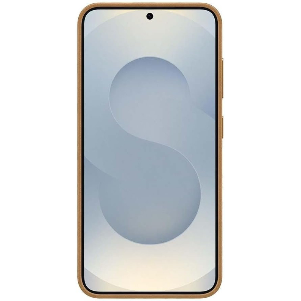 Θήκη Samsung Galaxy S25 Official Samsung Kindsuit Case Σκληρή από Οικολογικό Δέρμα - Camel (EF-VS931PFEGWW)