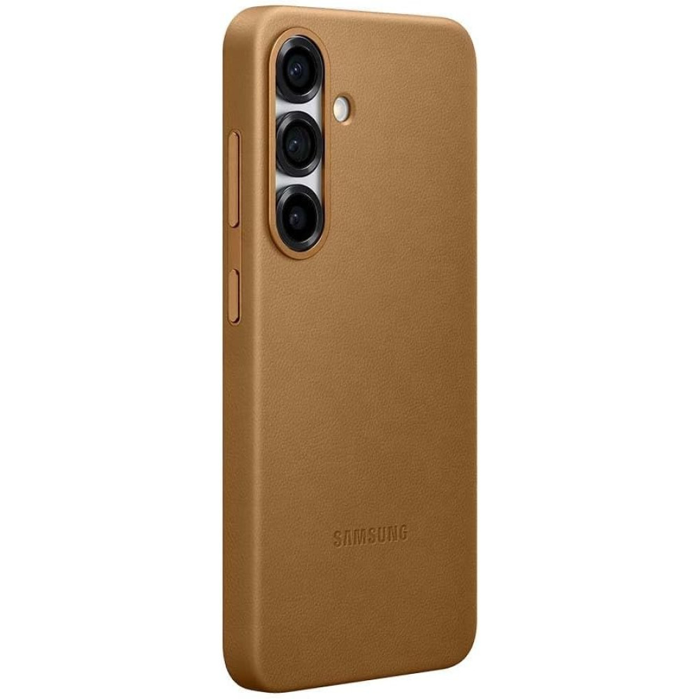 Θήκη Samsung Galaxy S25 Official Samsung Kindsuit Case Σκληρή από Οικολογικό Δέρμα - Camel (EF-VS931PFEGWW)
