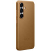 Θήκη Samsung Galaxy S25 Official Samsung Kindsuit Case Σκληρή από Οικολογικό Δέρμα - Camel (EF-VS931PFEGWW)