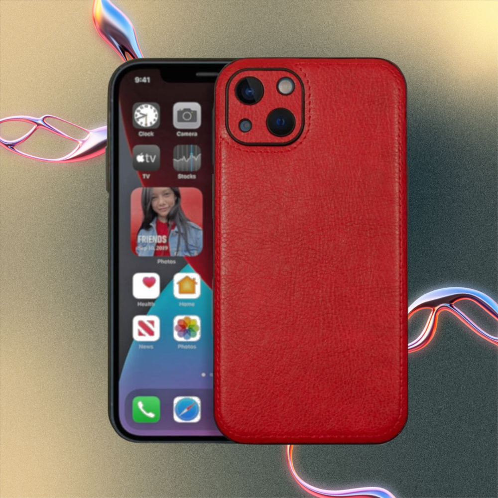 Θήκη iPhone 14 Bodycell Prestige Backcover με Πλαίσιο Κάμερας - Red (5206015068263)