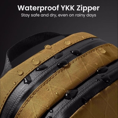 Τσαντάκι Tomtoc Aviator-T37 X-Pac Travel Crossbody Bag Ώμου / Χιαστί Crossbody Αντικλεπτικό με RFID 1.3L - Brown (T37S1Y1)