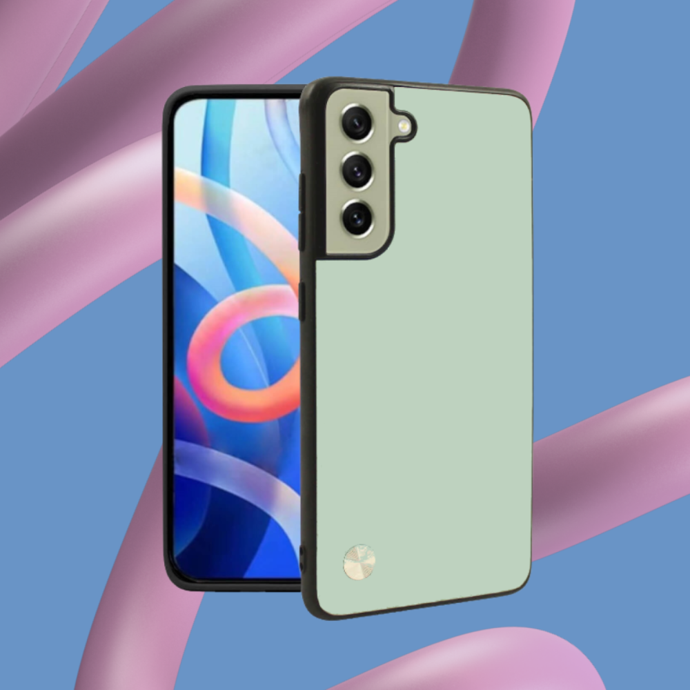 Θήκη Samsung Galaxy S21 FE 5G Bodycell Vegan Cover Σκληρή - Light Green (5206015077111)