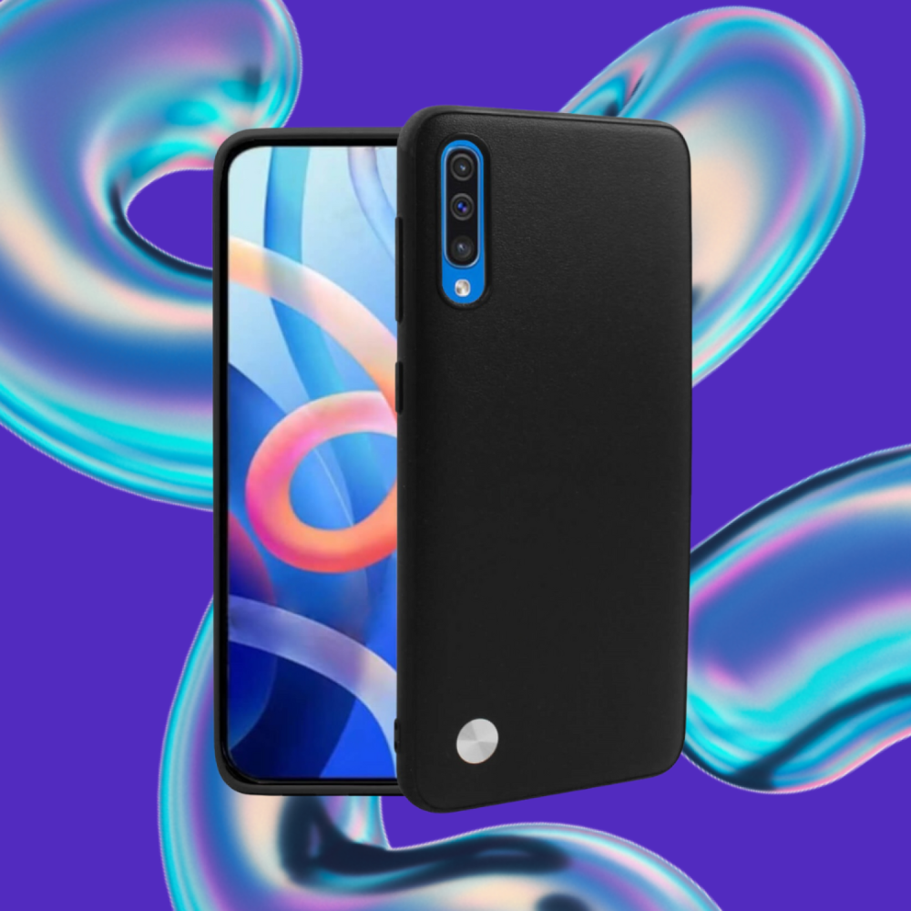 Θήκη Samsung Galaxy A50 / A30s Bodycell Vegan Cover Σκληρή - Black (5206015076732)