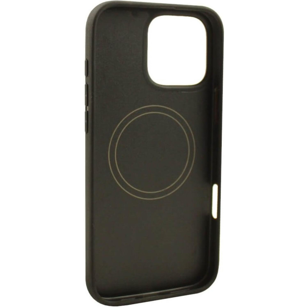 Θήκη iPhone 16 Pro Max iCarer Leather TPU Back Cover Δερμάτινη με TPU Bumper & MagSafe - Camel Tan (WMI16250901-LN)