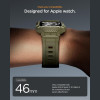 Θήκη Apple Watch 11 / 10 46mm Spigen Rugged Armor Pro 2 Unibody Σιλικόνης - Vintage Khaki (ACS10507)