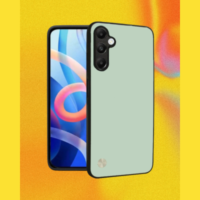 Θήκη Samsung Galaxy A05s Bodycell Vegan Cover Σκληρή - Light Green (5206015076350)