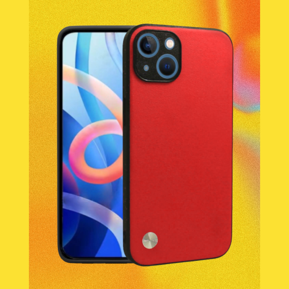 Θήκη iPhone 14 Plus Bodycell Vegan Cover Σκληρή - Red (5206015075803)