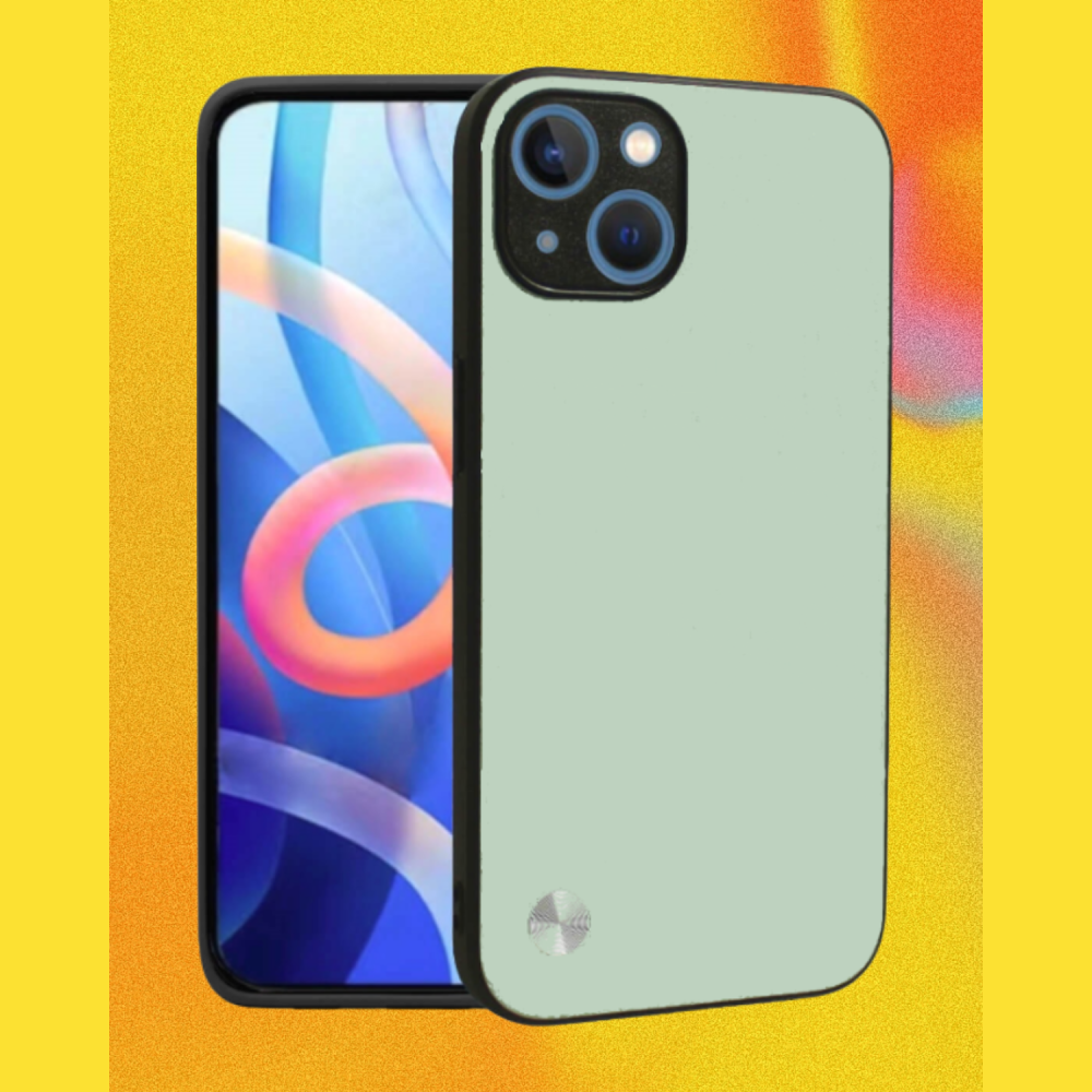 Θήκη iPhone 15 Plus Bodycell Vegan Cover Σκληρή - Light Green (5206015075957)