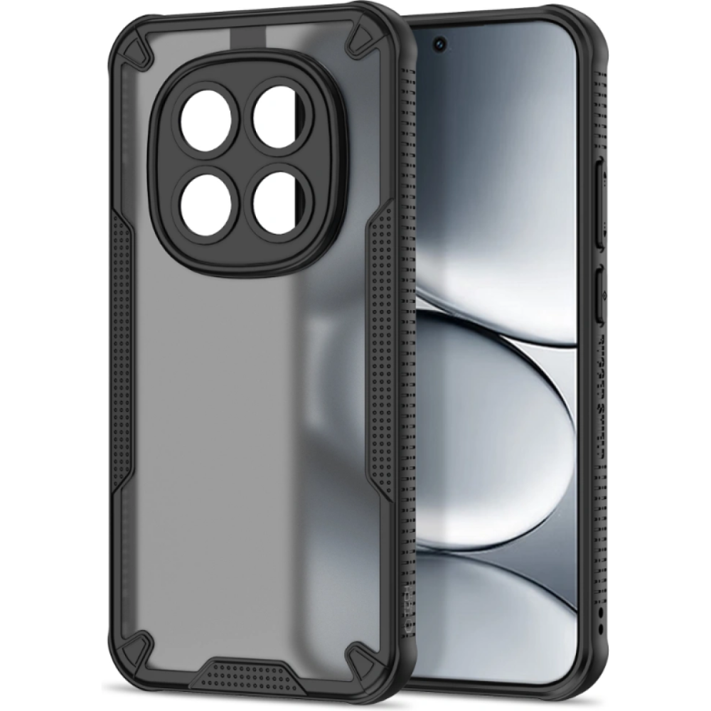 Θήκη Xiaomi Redmi Note 15 Pro 5G Tech-Protect Rugged Shield Σκληρή Ημιδιάφανη - Matte Black (5906302353033)