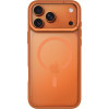 Θήκη iPhone 17 Pro Max Prodigee KickIt Διάφανη Ανθεκτική με MagSafe & KickStand - Orange (IPH17P-6.9-KICK-ORG)