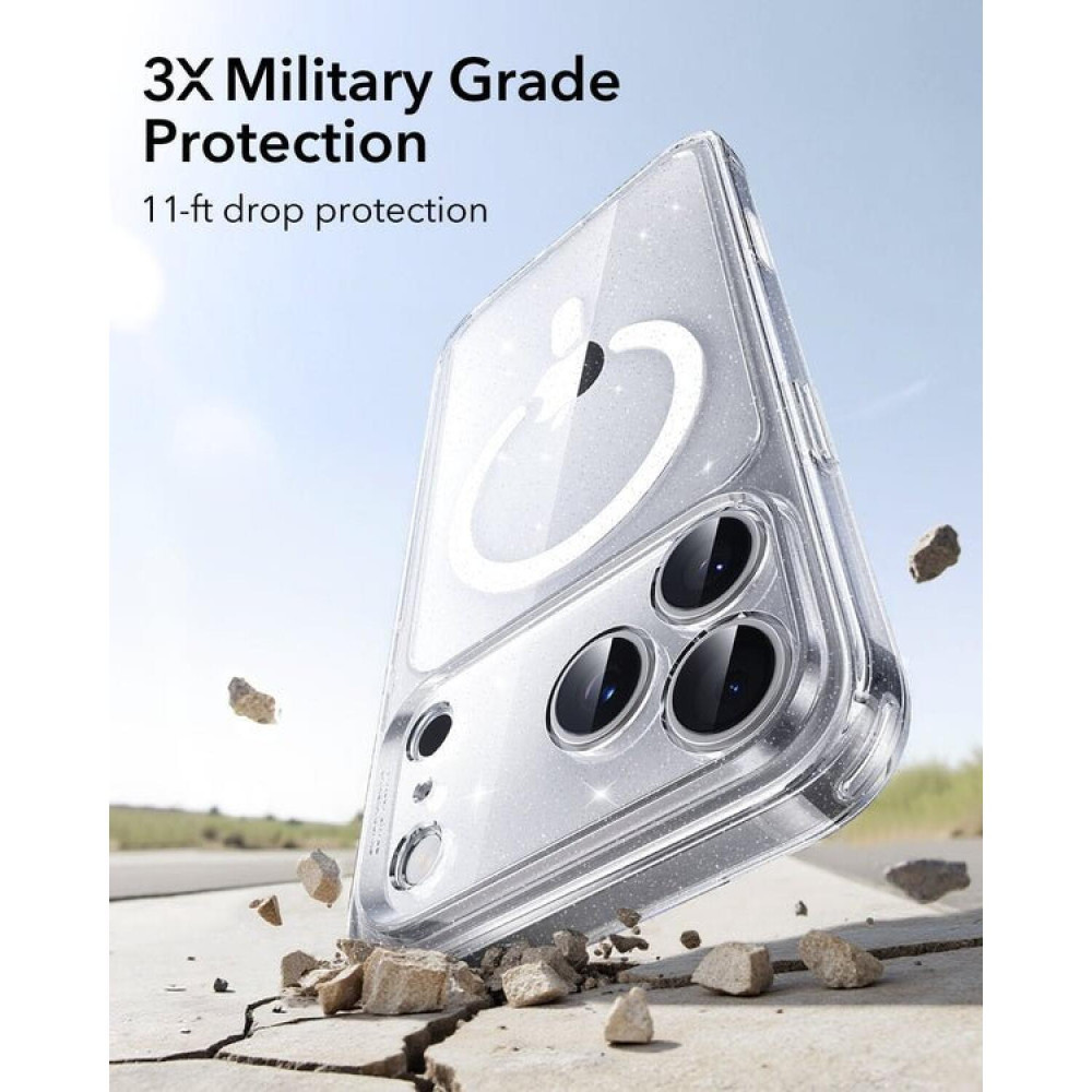 Θήκη iPhone 17 Pro ESR Classic Hybrid Magnetic Ανθεκτική με MagSafe & Κάλυμμα για Camera Control - Clear Shimmer (4894240289310)