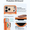 Θήκη iPhone 17 Pro ESR Classic Hybrid Magnetic with Stash Stand Ανθεκτική με MagSafe / Kickstand & Κάλυμμα για Camera Control - Frosted Orange (4894240291641)