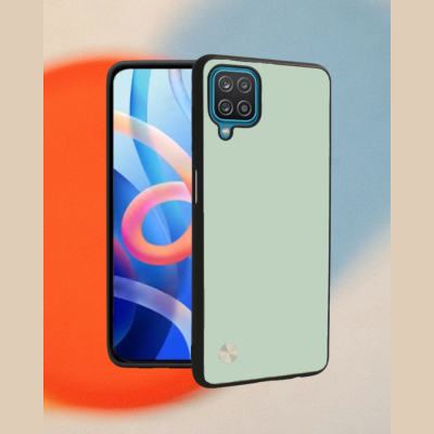 Θήκη Samsung Galaxy A12 Bodycell Vegan Cover Σκληρή - Light Green (5206015076398)